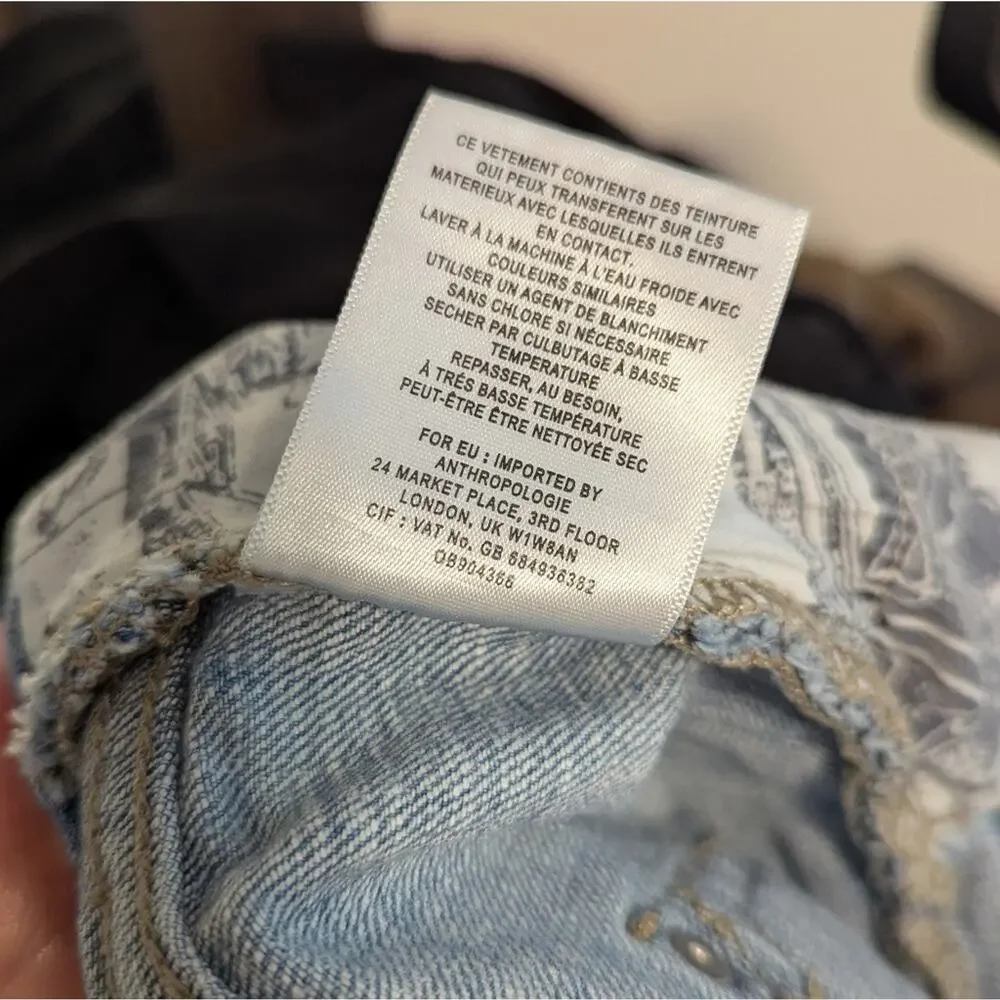 Anthropologie Pilcro and the Letterpress Slim Boyfriend Distressed Shorts - Picture 3 of 9